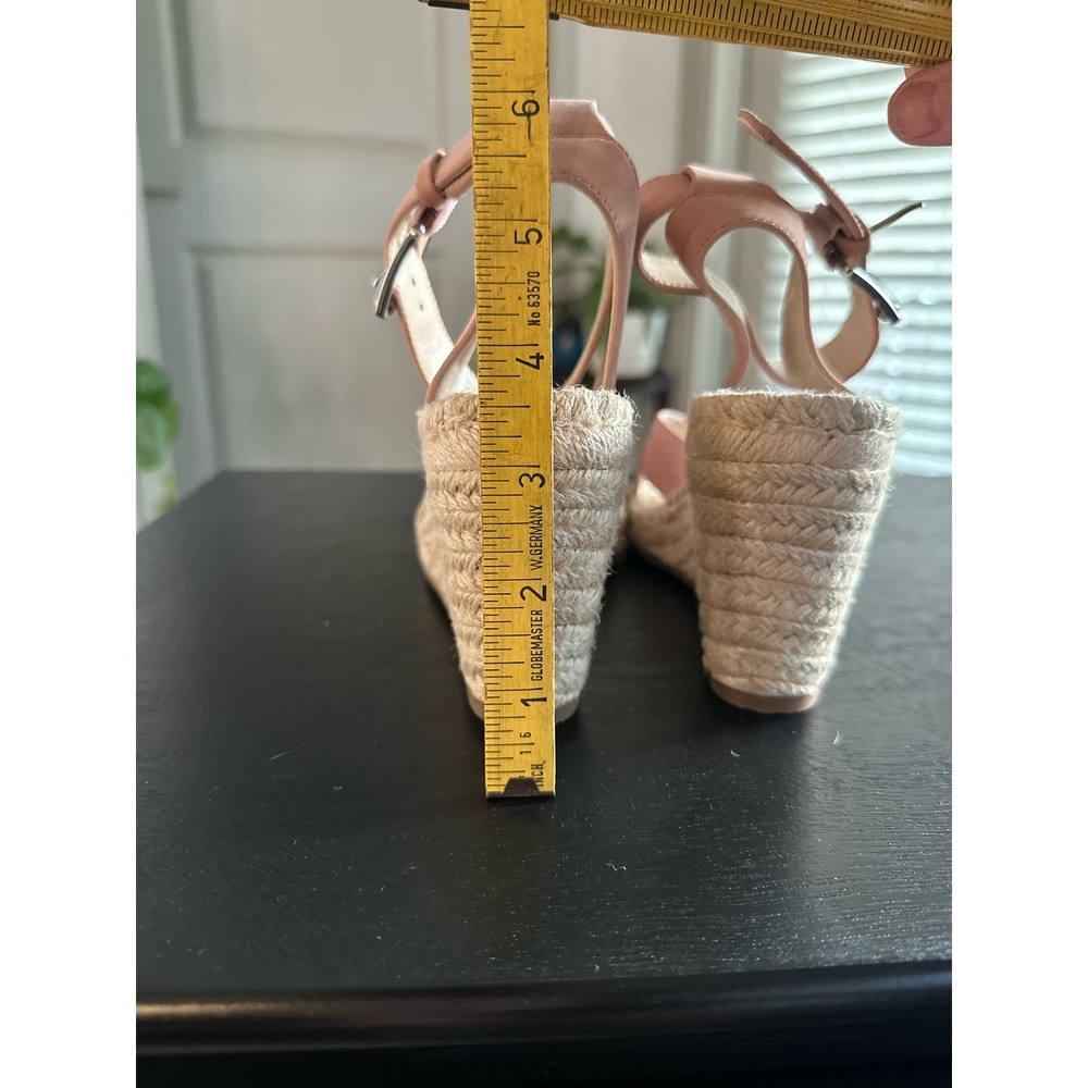 Vince Camuto NWOT Women's Meehan Pink Espadrille Wedge Sandal Sz. 7.5 - Picture 4 of 5